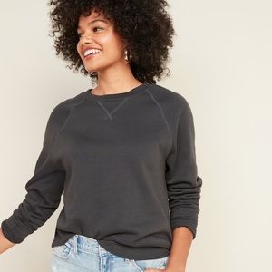 Old Navy Vintage Crewneck Sweatshirt Grey / Panther | Small